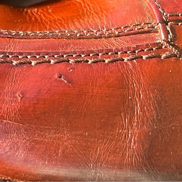 Johnston and Murphy Men’s Cognac Loafers B 11 Size 9.5W - Picture 12 of 13